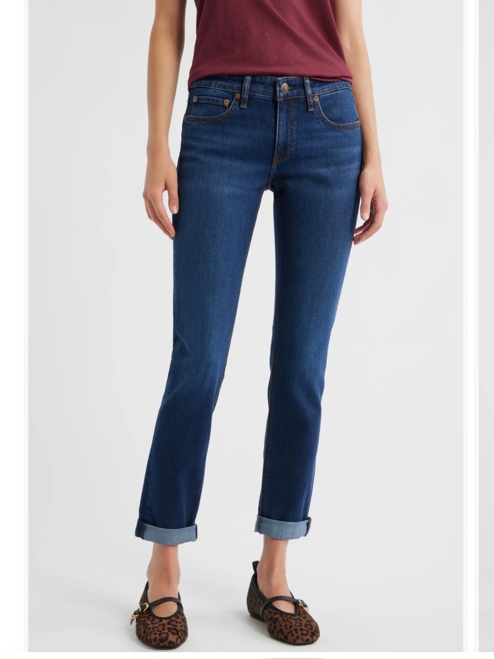 rag & bone The Dre Slim Boyfriend Jeans Size 28 Ida Wash